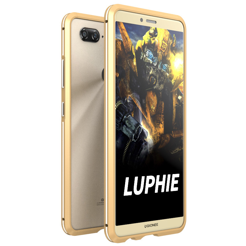 Luphie Bicolor Blade Sword Slim Light Aluminum Bumper Metal Shell Case for Gionee M7