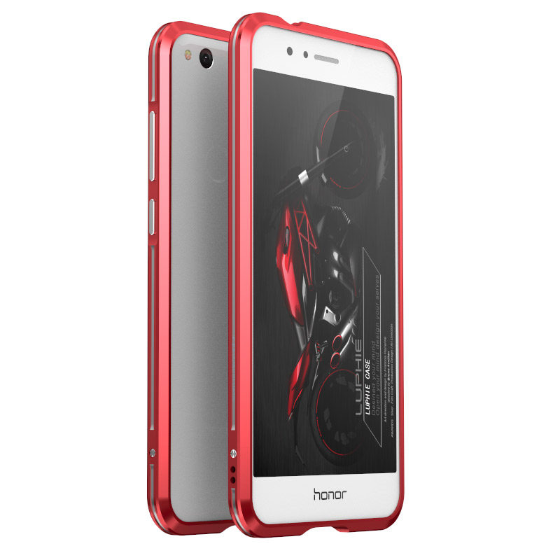 Luphie Bicolor Blade Sword Slim Light Aluminum Bumper Metal Shell Case for Huawei Honor 8 Lite