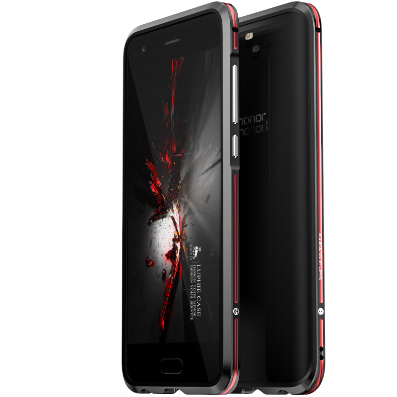 Luphie Bicolor Blade Sword Slim Light Aluminum Bumper Metal Shell Case for Huawei Honor 9