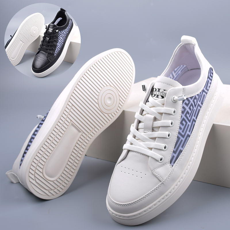 男鞋休闲板鞋缝线青年潮鞋小白鞋