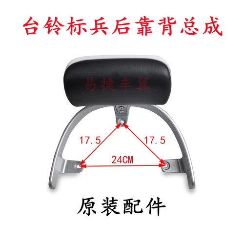 台铃电动车标兵后扶手靠背总成