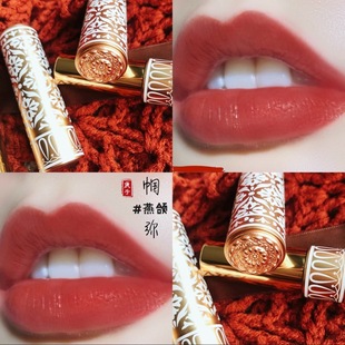 秋季诱惑 好看的棕红色口红唇油以 稀有裸支无盒易上色