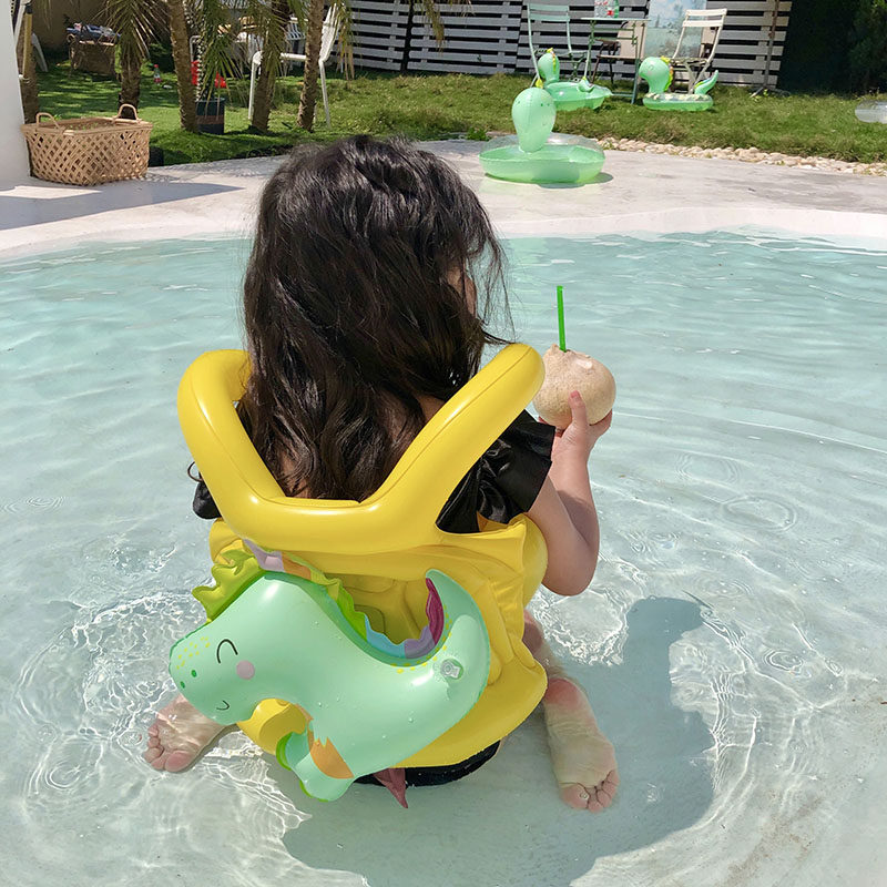 儿童游泳背心救生圈卡通可爱安全