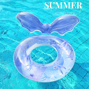成人游泳圈马尔代夫度假拍照出片网红泳圈加厚儿童救生圈女孩浮圈