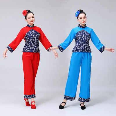 采茶舞蹈服映上红舞蹈服演出服