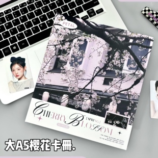 LOVELY 大a5樱花卡册氛围感唯美追星专辑小卡拍立得明信片内页