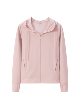 女装 2023夏季新款 网眼连帽长袖开衫防晒衣外套 456261/465748