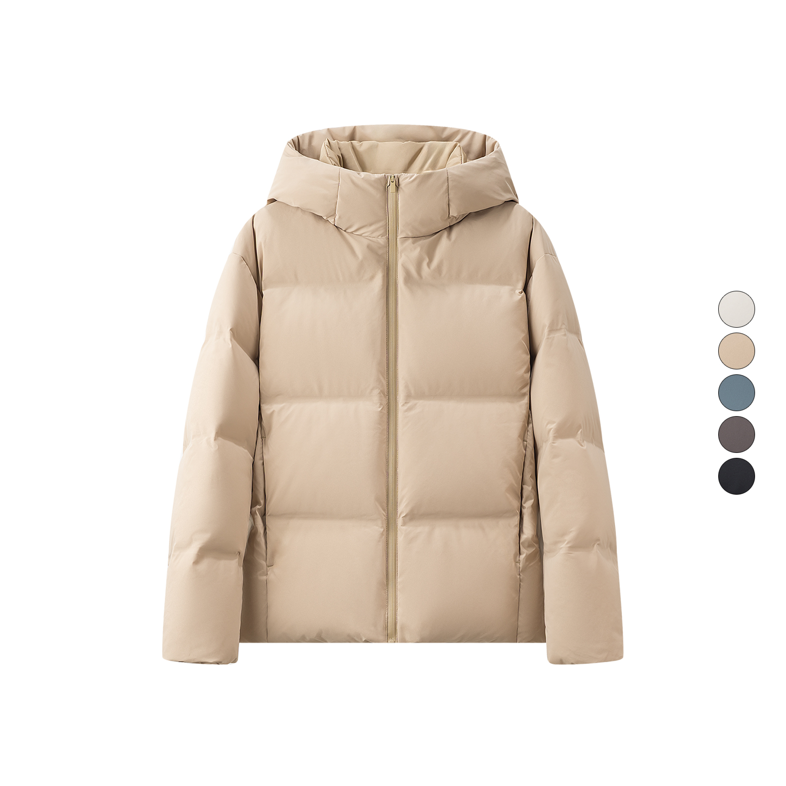 女装 2024冬季新款 无缝连帽保暖休闲夹克加厚羽绒服外套 469896