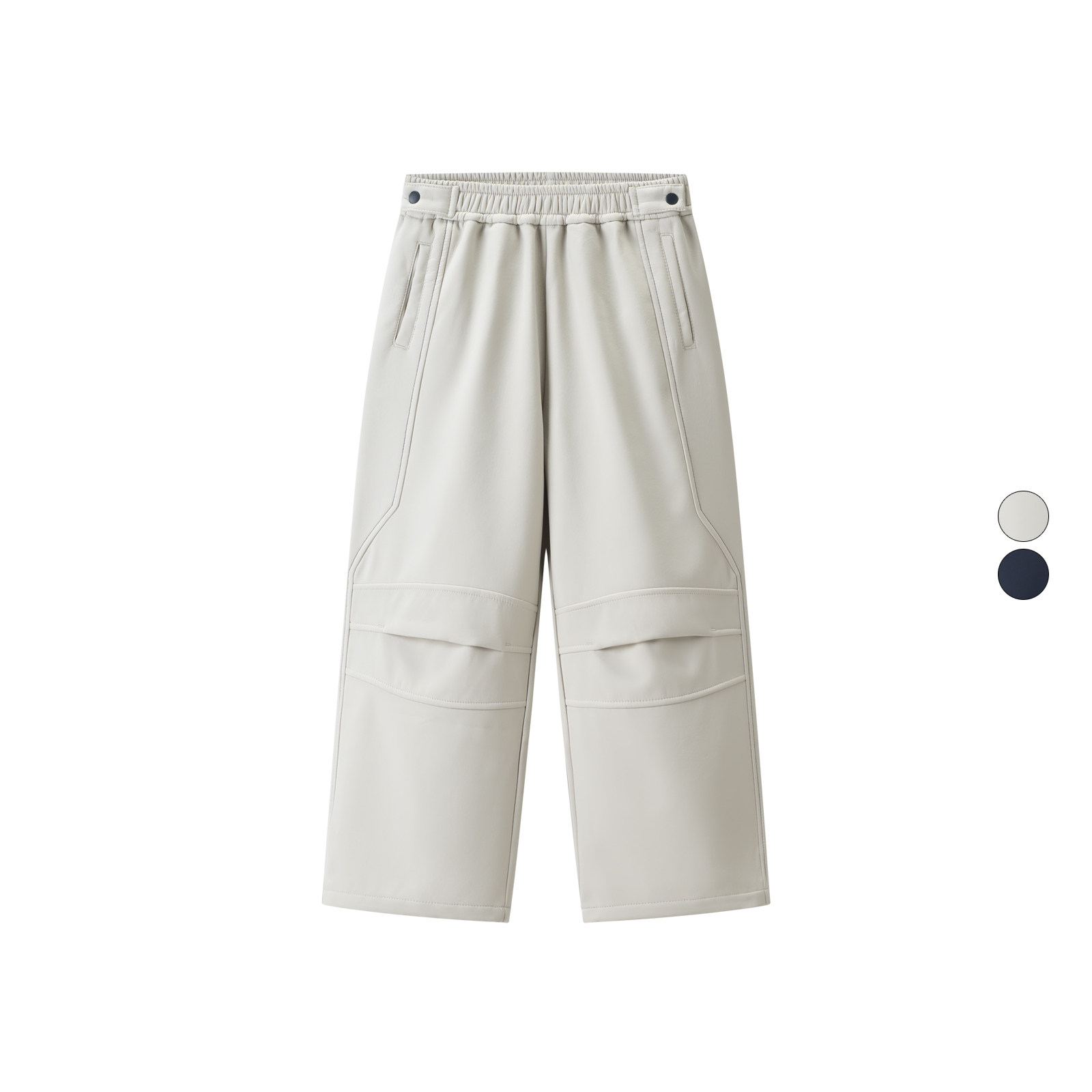 童装男童女童 2025冬季新款 耐磨软壳裤直筒加绒休闲长裤 512131