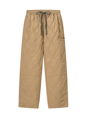 女装 2025冬季新款 轻量化设计保暖绗缝夹棉宽松休闲长裤 511173