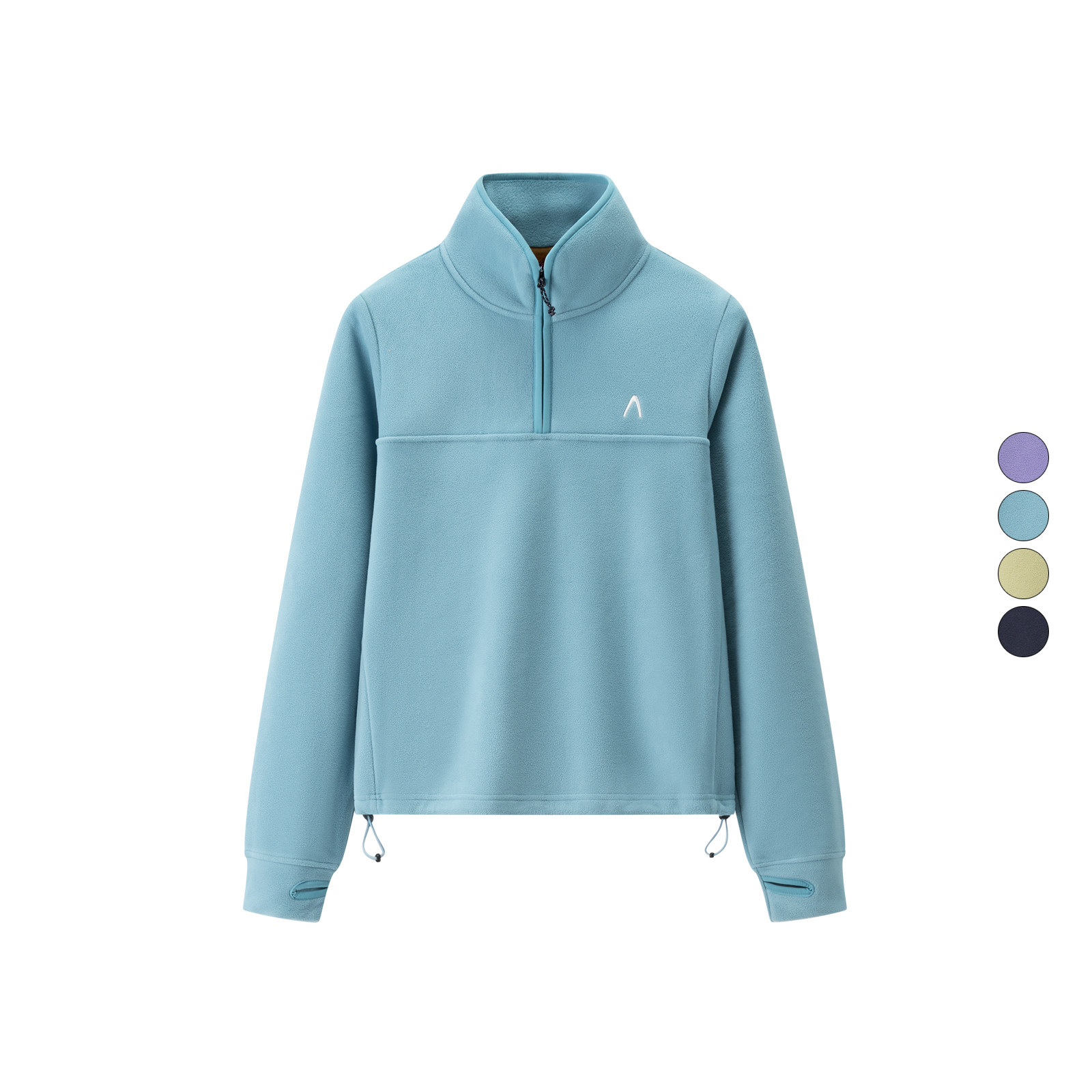 女装 2025冬季新款 加绒轻薄摇粒绒立领宽松抓绒保暖卫衣 510022