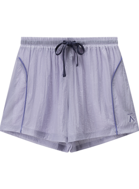 女装 2025夏季新款 抽绳松紧腰宽松轻薄透气速干休闲短裤 505052