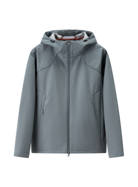 男装 秋季新款 激光打孔机能防风软壳户外冲锋衣夹克外套 510021