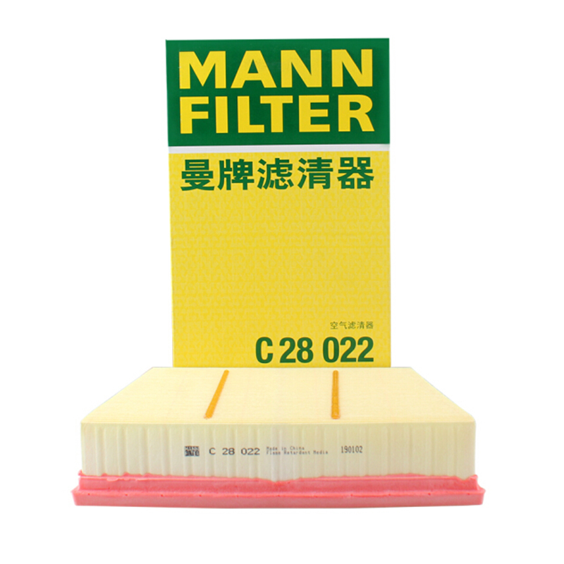 18-21款路虎揽胜极光发现神行运动版曼牌空滤空气滤芯C28022