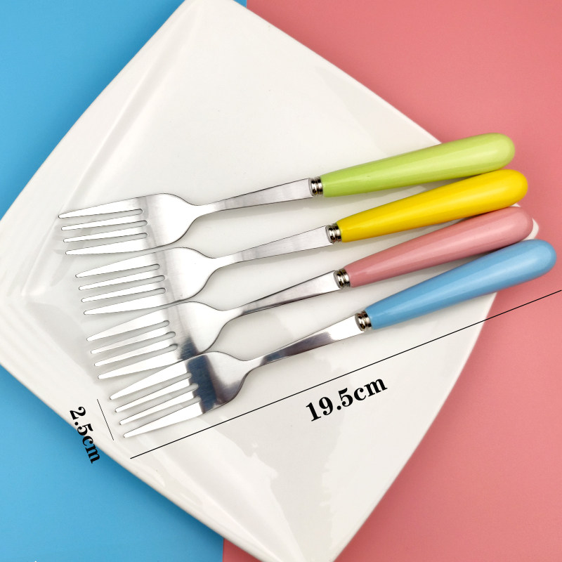 Muôi Cán Dài Gốm Sứ Inox 304 Thìa Nổi Tiếng Trên Mạng Muôi Canh Trẻ Em Đáng Yêu Ăn Cơm Hoạt Hình Muôi Canh Thìa Canh Gia Dụng