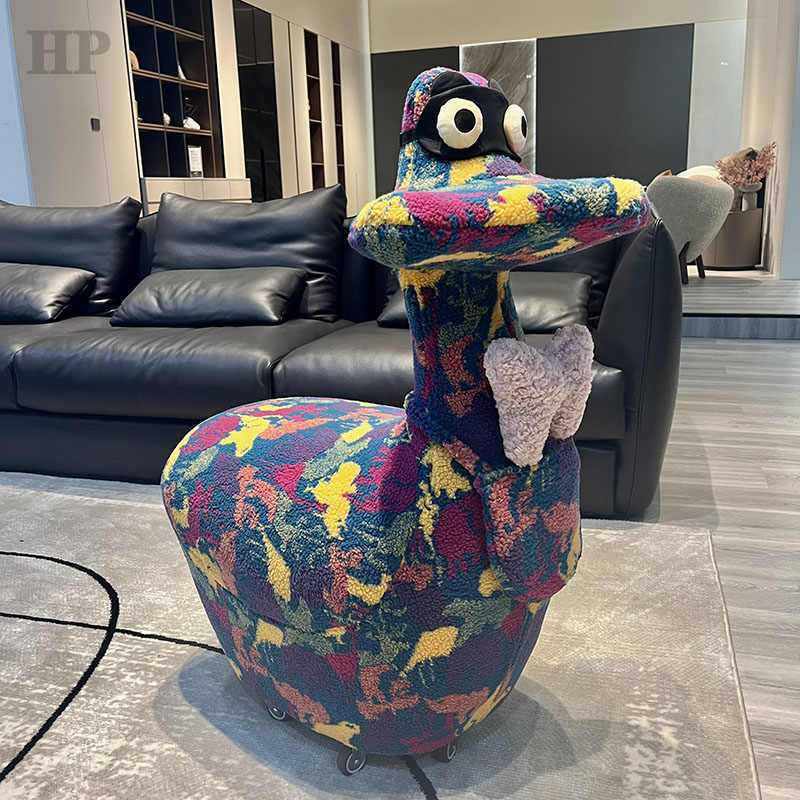 溜溜鸭凳子可爱化妆椅鸭子万向轮凳子移动休闲手游椅客厅溜溜凳子,住宅家具,卡通凳/异形凳,淘宝优惠券,粉丝福利购,淘宝优惠卷