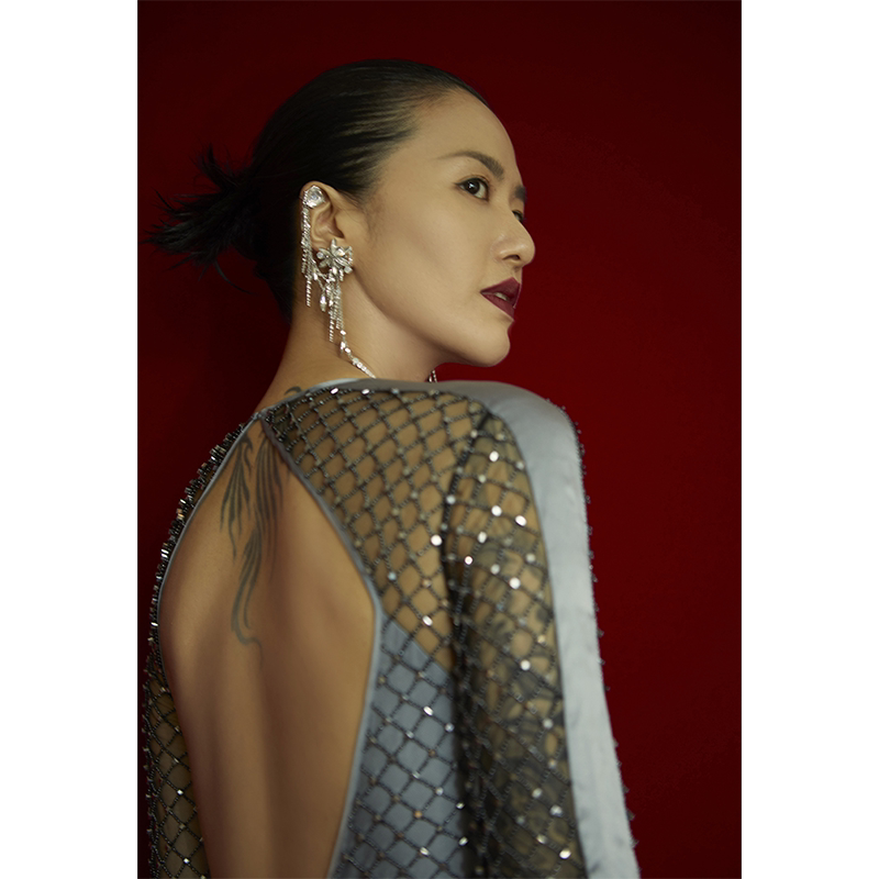 谭维维高清超大海报定制墙贴写真相纸挂画无框画Blah Blah 