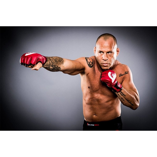 万德雷席尔瓦海报定制拳击UFC猿人MMA泰拳搏击综合格斗扇巴掌赛14
