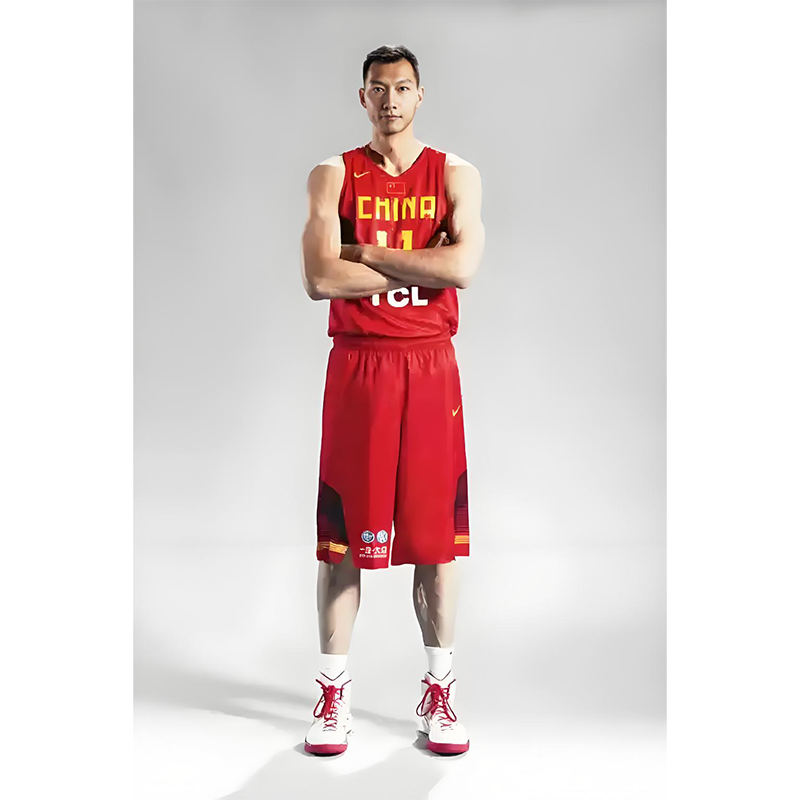 易建联高清海报定做CBA墙贴NBA体育相纸无框画写真篮球挂画相框5