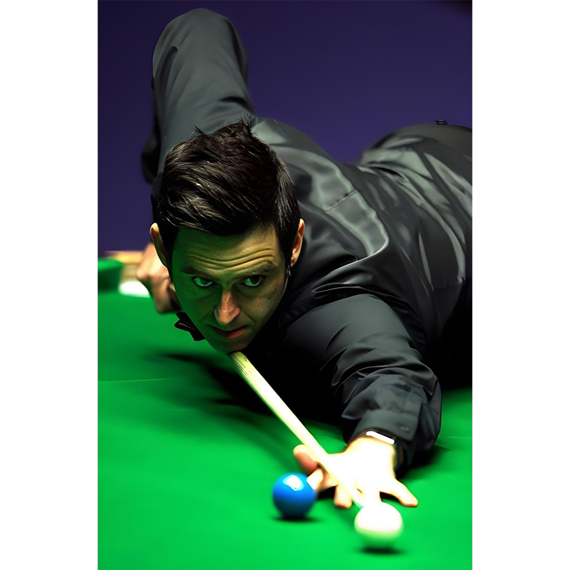 奥沙利文高清大海报定制墙贴写真相纸挂画无框画台球斯诺克体育14