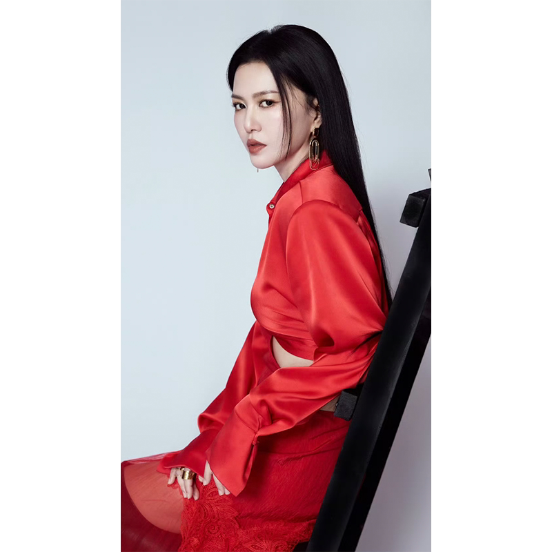 谭维维高清超大海报定制墙贴写真相纸挂画无框画你呀失落的缘春生