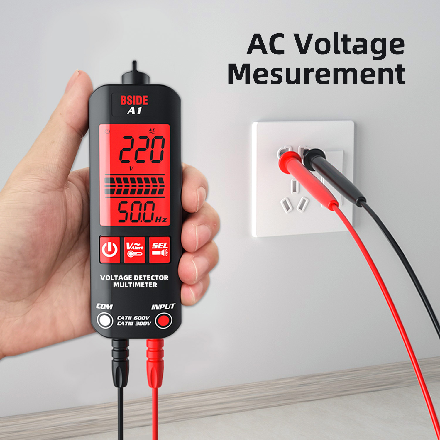 Multi meter intelligent detection voltage on/off multimeter