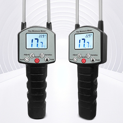Portable moisture meter for grass and hay in English测量仪