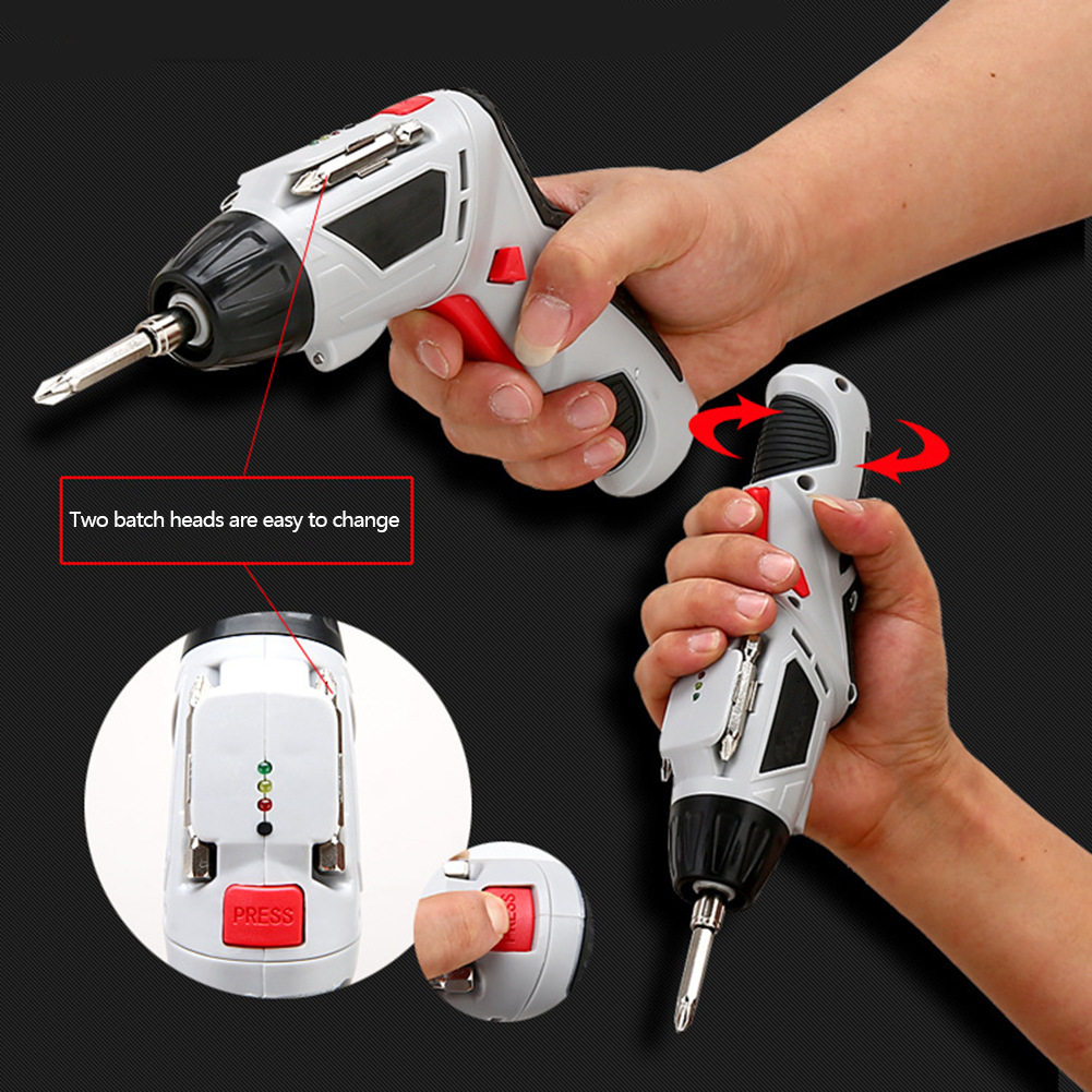 4.8V Electric Drill Cordless Screwdriver Rechargeable