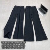 大长腿极简报恩裤 高腰加绒微喇裤 女秋冬季 神裤 百搭显瘦喇叭休闲裤