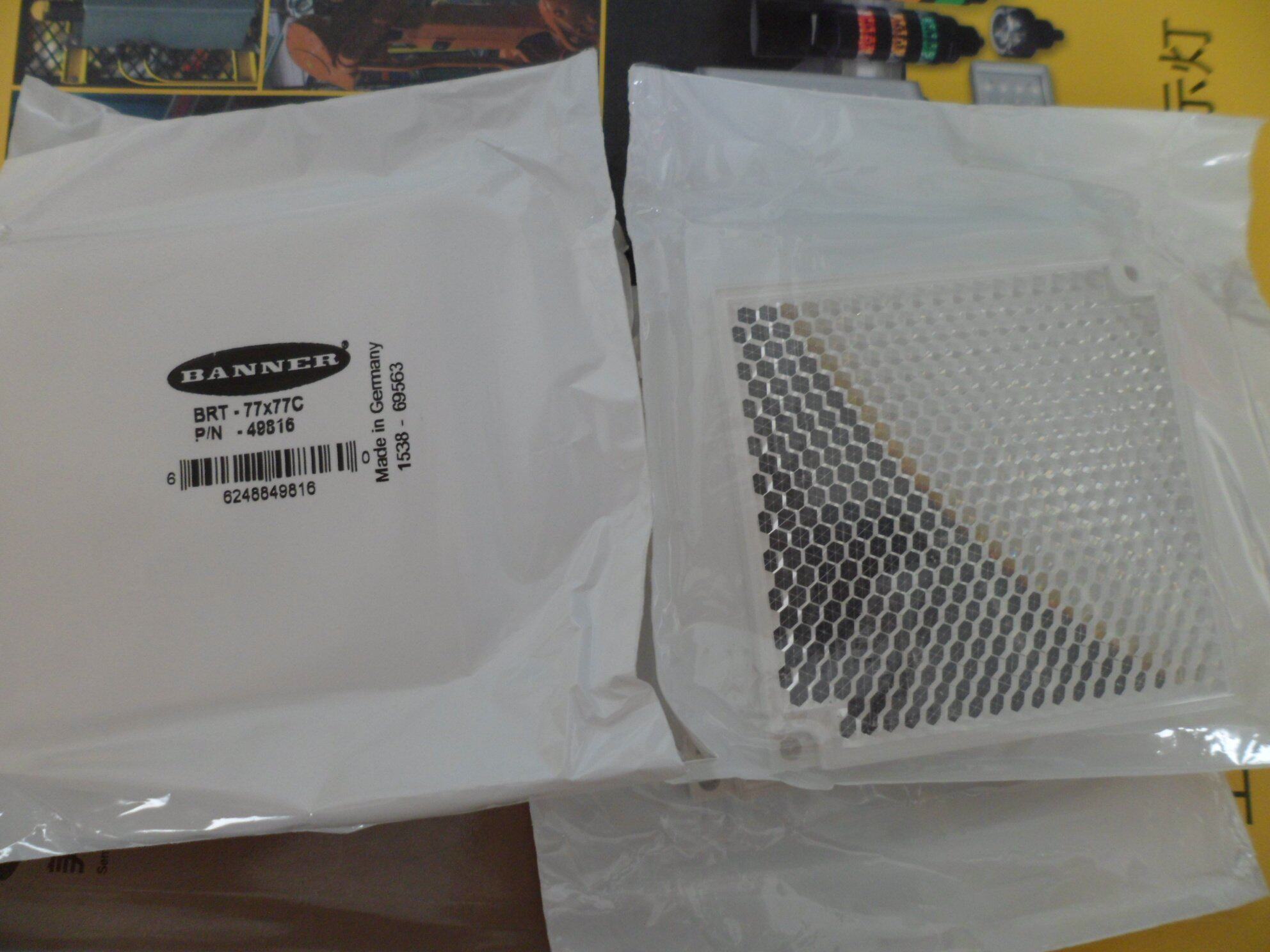 光电配用反光板brt-77x77c/brt-92x92c/brt-80x50c美国邦纳原装现