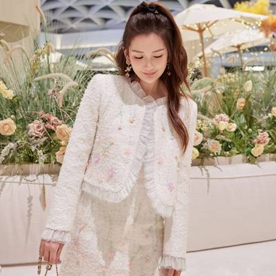 【夏天粉丝专享】Marie Elie【泠花栀雾】钉珠外套YAE31G04202