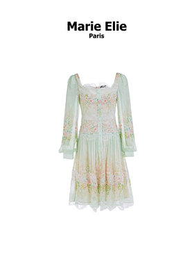 【夏天粉丝专享】Marie Elie【春水浮漾】重工连衣裙EAE12M31061