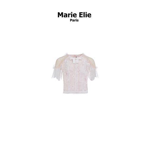 Marie Elie【疏月惊花】钉珠上衣EAE21D00335
