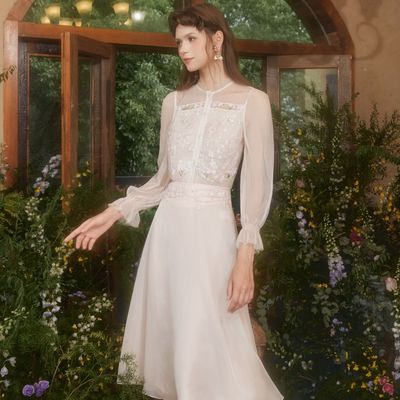 【夏天粉丝专享】Marie Elie【浪漫精灵】真丝套装EAE12W30035