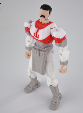 9L3D关节可动无敌少侠战争崔格玩偶潮玩摆件办公室手办饰品幸运13