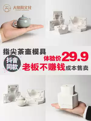 Pottery Ceramic gypsum grouting mold Fingertip teapot Amoy bar Teaching mud forming abrasive Mini teapot