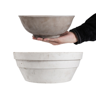 手工印坯八寸汤碗陶艺陶瓷石膏注浆模具圆形手工餐具大象陶文化