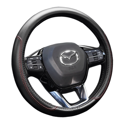 马自达四季通用真皮汽车方向盘套