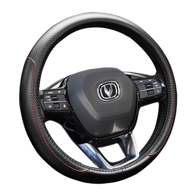 长安cs55plus四季真皮方向盘把套