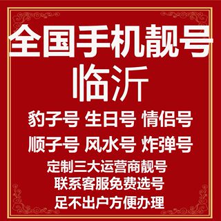 山东临沂选号好号靓号电信风水本地吉祥电话号码连号手机生日号卡