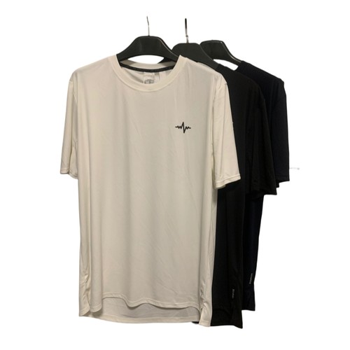 侬家运动T恤男短袖夏季速干弹力健身衣大码宽松透气冰丝圆领半袖