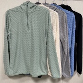 外贸原单运动连帽半拉链套头卫衣男女春秋季 户外健身跑步情侣上衣