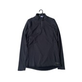 外贸运动半拉链T恤长袖 女秋冬加绒保暖瑜伽服速干弹力跑步健身衣