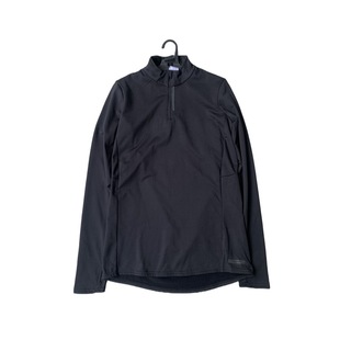 外贸运动半拉链T恤长袖 女秋冬加绒保暖瑜伽服速干弹力跑步健身衣