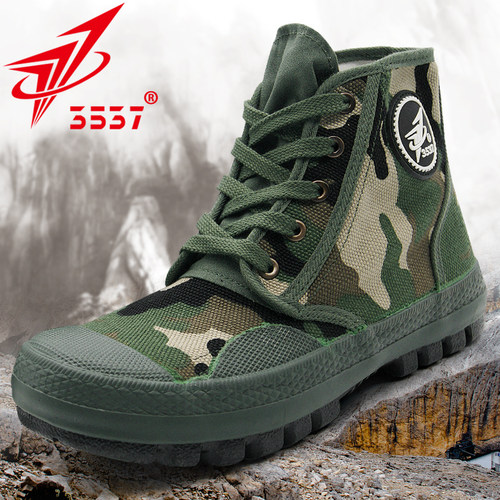 3537正品高帮解放鞋一体风沙