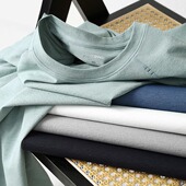 短袖 LU家代工厂出货 T恤 男士 速干插肩袖 COOL科技凉感面料 夏季