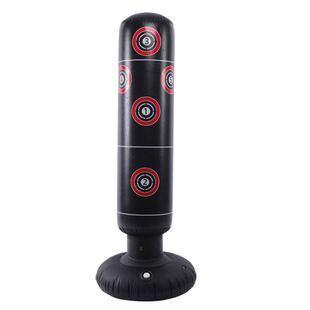 加厚健身成人儿童充气立式拳击柱不倒翁充气沙袋沙包泄愤宣泄柱