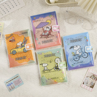 伊莎儿史努比64K泡芙手账本美好一天学生日记手记书写收藏日记本