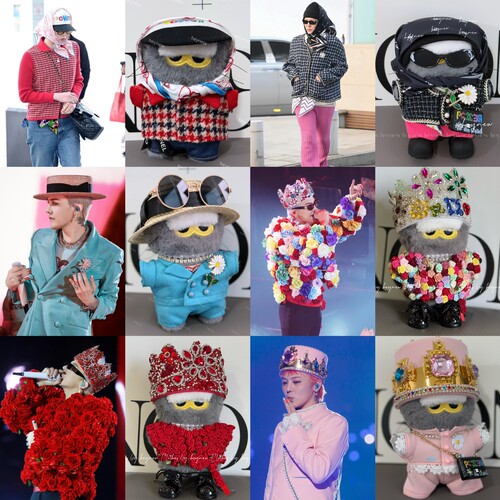 zoa娃衣 权志龙猫猫ZOA挂件娃衣合集 权志龙演唱会同款娃衣