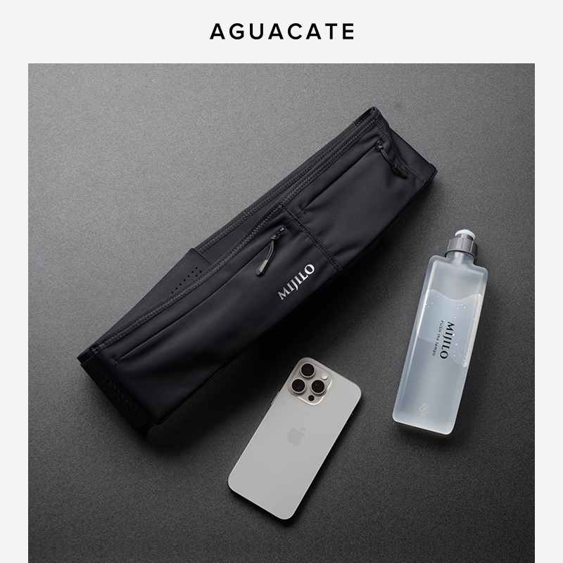 AGUACATE运动专用腰包女款跑步手机腰包男款户外马拉松水壶腰包